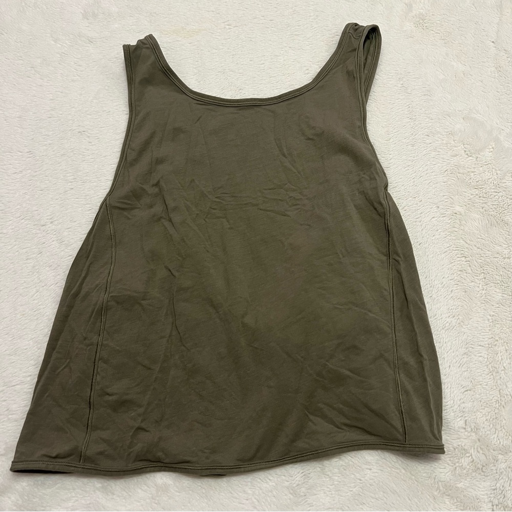 Lululemon Athletica Green Tank Top